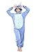 Yimidear Unisex Adult Pajamas Pink Stitch Onesie Cosplay Costume Sleepwear, Azul, Small