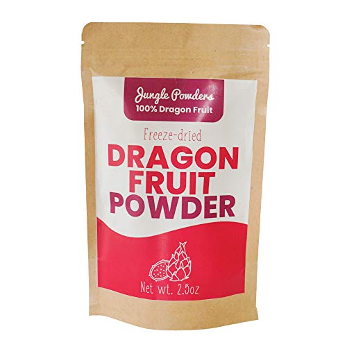 Jungle Powders Pink Pitaya Powder | 2.5oz 100% Natural Dragon Fruit Powder | Superfood Dragonfruit Powder Organic Freeze Dried Powdered Pitahaya Fruit - Thumbnail 6