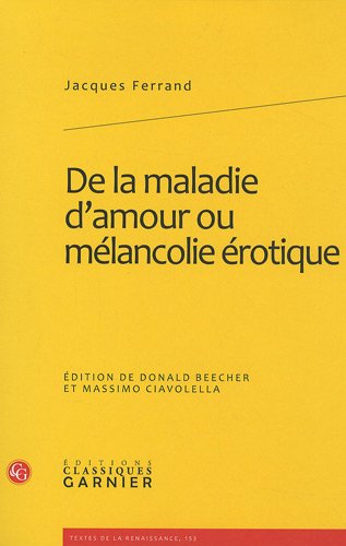 De la maladie d'amour ou Mélancolie érotique