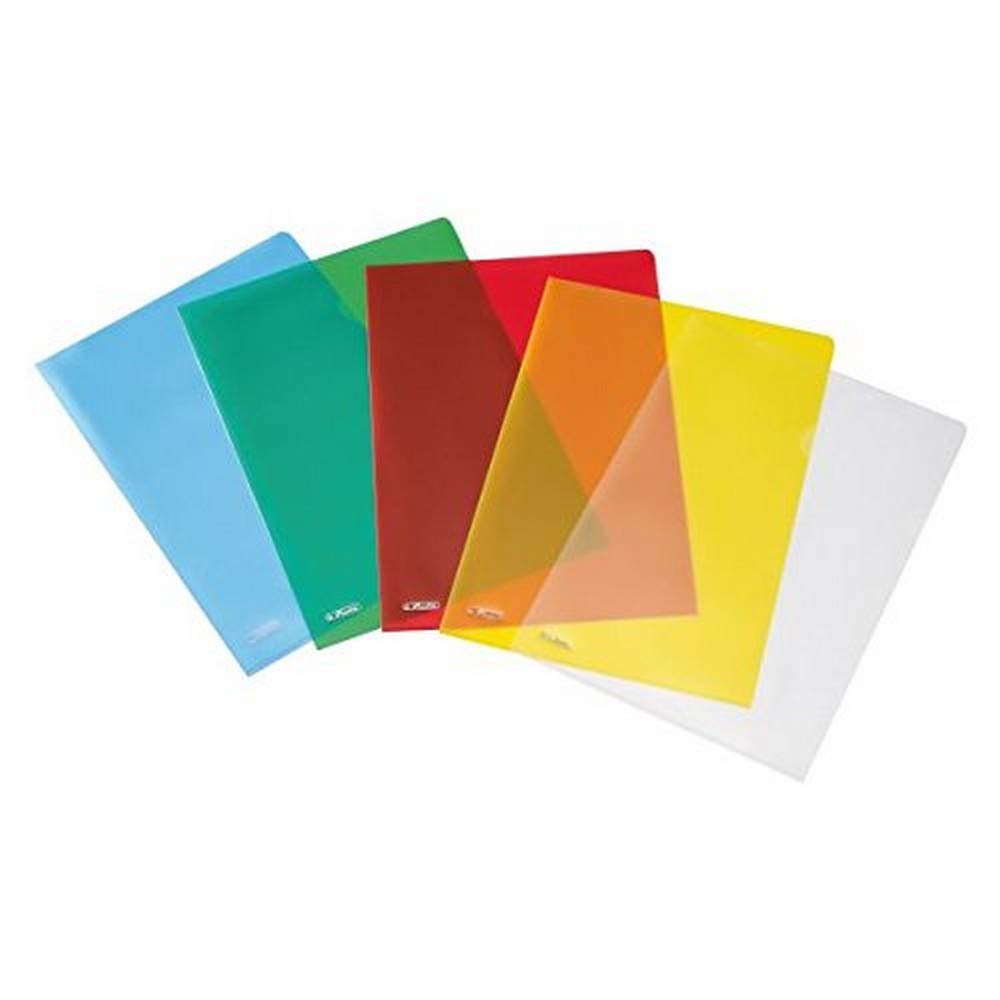 Blue A4 Pyramid-Embossed Document Sleeves. Assorted Colours