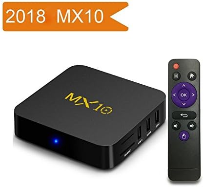 Android 7.1 TV Box, MX10 Smart Intert TV Box With RK3328 Quad Core 64 Bits 4GB RAM 32GB Storage Support 3D/4K/2.4G WiFi/H.265 Gift Box