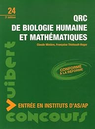 QRC de biologie humaine et mathématiques