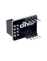DIYmall ESP8266 ESP 01 esp 01s Breakout Junta Breadboard PCB Adaptador para Serial WiFi Red transceptor (Pack de 2 unidades)
