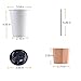 To Go Paper Coffee Cups with Travel Lids Sleeves and Straws 100% Biodegradable & Compostable Pla Eco Friendly Paper Coffee Cups 100 Sets of 12 oz