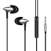 UiiSii Hi-705 Earbuds In-Ear Headphones HiFi Noise Isolating Lightweight Headset with Microphone and Volume Control (Black)
