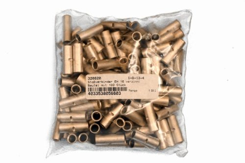 Vs Electronic 320620 Butt Connector EH, 16 Bags, Tinned (Pack of 100)