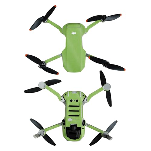 Glossy Glitter Skin Compatible with DJI Mini 4K - Solid Lime Green - Premium 3M…