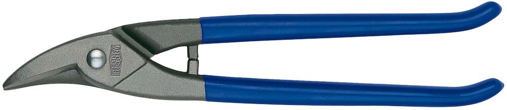 Bessey D214-250 Right Hand Cut Shape Cutting Punch Snips, Blue/Grey