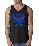 New Way 514 - Men's Tank-Top Pokemon GO Team Mystic Emblem Logo Articuno