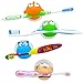 CHERABOO - Hurley Hippo & Friends Kids Toothbrush Holder Set - Great Stocking Stuffer!