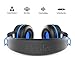 Elecder i37 Kids Headphones Children Girls Boys Teens Adults Foldable Adjustable On Ear Headsets 3.5mm Jack Compatible iPad Cellphones Computer MP3/4 Kindle Airplane School Tablet Black/Bluethumb 2