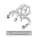 TERNENCE Ergonomic Design Chastity Device 304 Steel Stainless Easy to Wear Male Virginity Lock Chastity Belt K245 (45mm/ M Size)