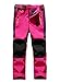 CATERTO Girls/Boys Fleeced Snow Hiking Pants Water Repellent Windproof Outdoor Sports Softshell Winter Pantsthumb 4