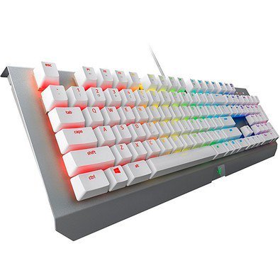 Teclado Gamer Razer BlackWidow X Chroma Mercury White