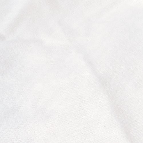 Body Linen Fitted Flannel Massage Table Rest Cover, White