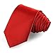 KissTies Solid Satin Tie Pure Color Necktie Mens Ties + Gift Box