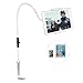 SHONCO Gooseneck Tablet Holder, Tablet Mount Holder Stand Lazy Bracket 360 Degree Rotating Flexible Long Arms Lazy Hands Free Clip-on Mount for iPad Tablet and Phone Beside Bed Desktop Chair Kitchen