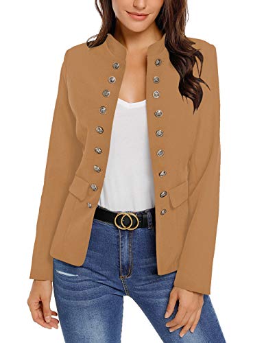 open front long blazer