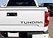 iJDMTOY Black Finish 3D 6pcs Tailgate Letter Inserts For 2014-up Toyota Tundra (Made w/ 1.5mm Hard Plastic not A Paper Decal)