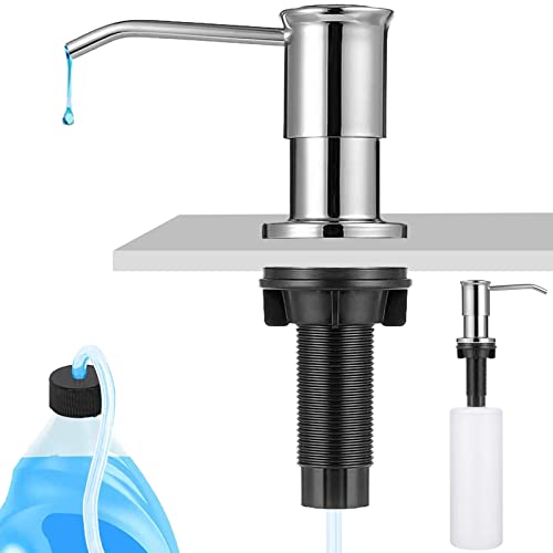 Soap Dispenser for Kitchen Sink Built in 304 Stainless Steel Dish Soap
