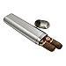 JUJOR Stainless Steel Cigar Case 2 Tube