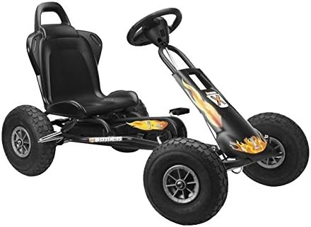 Ferbedo Air Runner Pneumatic Tyres Go Kart (Black)