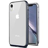 iPhone XR Case, VRS Design [Blue] Transparent Dual Layer Heavy Duty Protection [Crystal Bumper] Anti-Yellowing TPU Body PC Bumper Compatible with Apple iPhone XR (2018)
