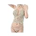 Hangang Women's Negligee Lingerie Erotic Lingerie Set Lace Lingerie Underwear Bathrobe Transparent...