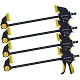 B&amp;M TOOL Ratchet Bar Clamp and Spreader (12 Inch – 4 Pack)