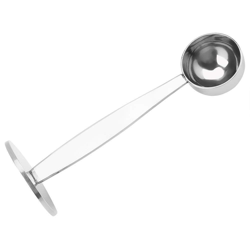 Tamping Measuring Coffee Bean Powder Spoon Scoop Dual-Purpose Stainless Steel
