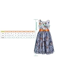 Emma Riley vestido impreso floral con falda en tul