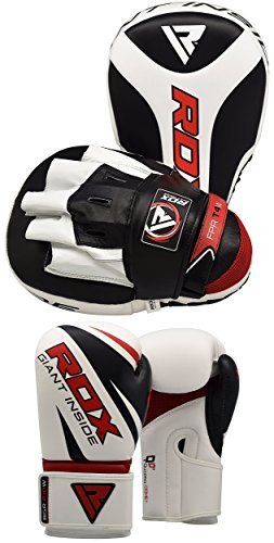 image for RDX Boxing Pads Focus Punch Mitts MMA Training Punching Hook and Jab S