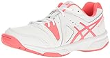 ASICS Women's Gel-Gamepoint Tennis Shoe, White/Diva Pink, 8.5 M US