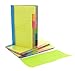Redi-Tag Divider Sticky Notes, Tabbed Self-Stick Lined Notepads, 180 Ruled Notes, 4