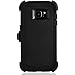 Galaxy S7 Edge Case,Samsung Galaxy S7 Edge Case,Kuool Heavy Duty Rugged Scratch Resistant Shockproof Max Protective with Belt Clip & Built-in Screen Protector Case for Galaxy S7 Edge (Black)