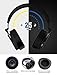 Bluedio T5S Bluetooth Headphones Over Ear with Mic, Active Noise Cancelling Headphones 57mm Drivers Wireless Headsets for Travel Work TV PC Cellphone, 25 Hours Playtime (Black)