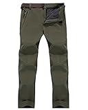 Women’s Windproof Waterproof Soft Shell Pants Warm Fleece Hiking Mountain Outdoor Pants