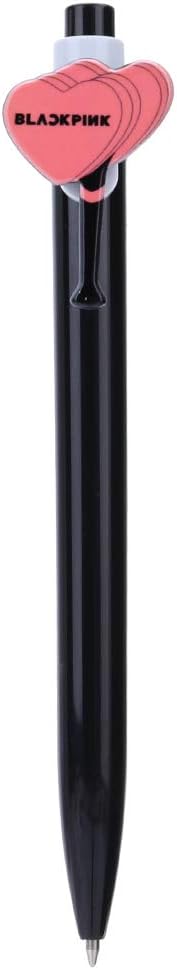GOTH Perhk Kpop BTS Blackpink Twice EXO IZON Wanna ONE EXO GOT7 Cartoon Black Ink 0.7MM Stationary Pen Gel Pens Ballpoint Pen,(Blackpink-1)