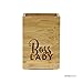 Andaz Press Engraved Office Pen Stand Holder Gift, Boss Lady, 1-Pack, Bamboo Wooden Mother's Day Grandma Nana Gifts