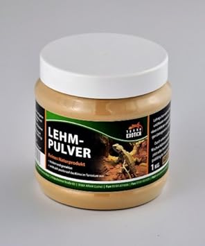 Lehmpulver - gelb 1 kg in Dose