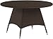 Christopher Knight Home Kanza Outdoor Brown Wicker Round Dining Table