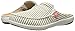 Spenco Women's Siesta Slide Montauk Mule, Khaki Stripe, 10 M US