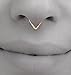 Septum Ring Triangle Gold Silver Rose Piercing Nose 18g