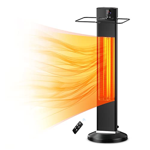 Outdoor Patio Heater，Outdoor Electric Heater With Remote， Patio