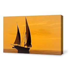 for Living Room Bedroom Home Artwork Paintings Sailboat...