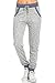 My Yuccie Women's Slim French Terry Jogger Sweatpants with Side Pockets