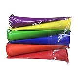 L.Store (R) - Silicone Popsicle Molds / Ice Pop Molds - Set of 6 Tubes , Xmas Gift