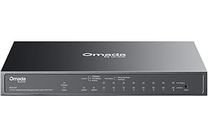 Omada 10-Port Gigabit Easy Managed Switch with 8-Port PoE+(ES210GP)