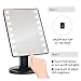 LED Lighted Vanity/makeup Desktop Mirror (Black)