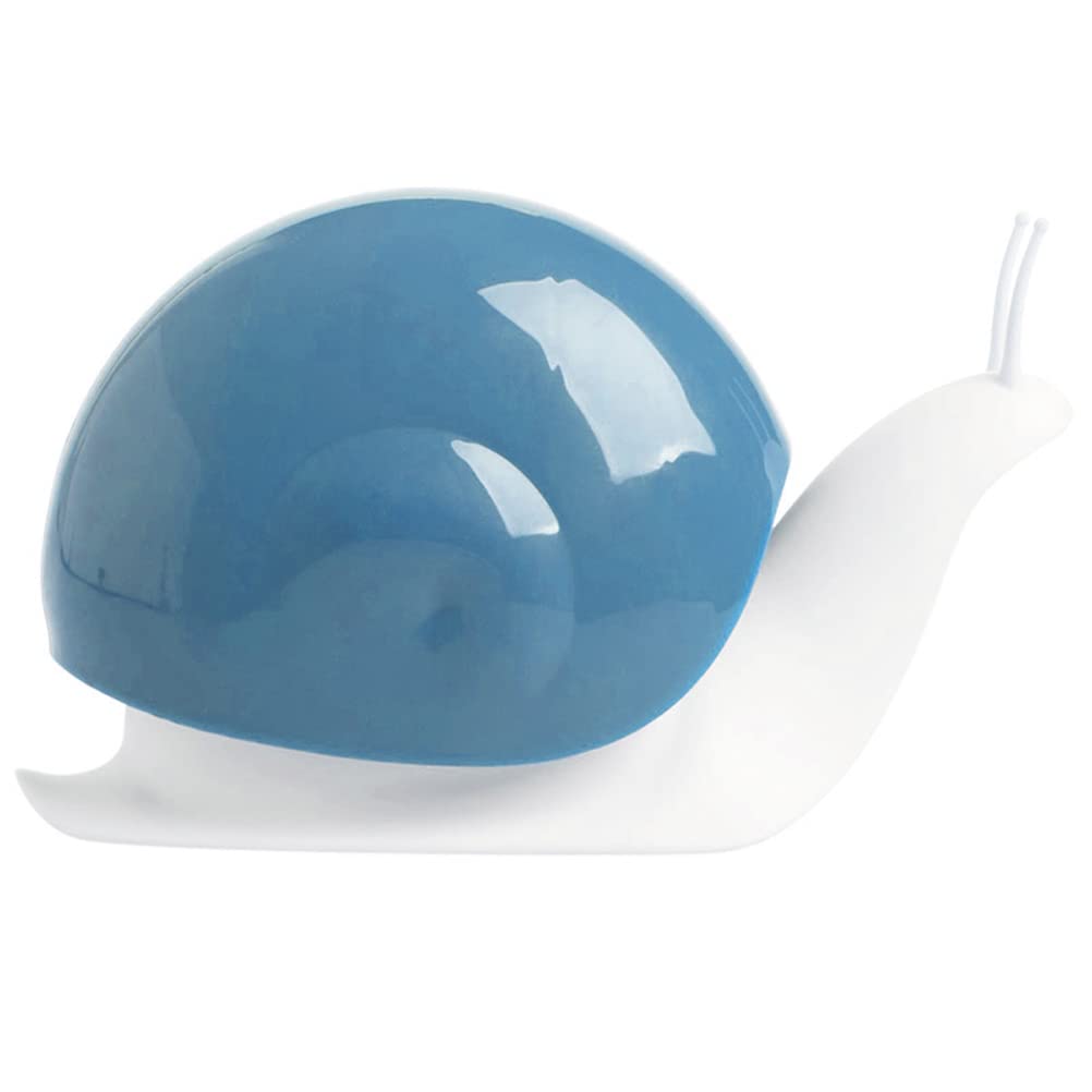 KKPLZZ Creative Snail Design Soap Dispenser 120ML, Blue, Hand Soap Dispenser Bottle for Bathroom/Kitchen/Sink/Office